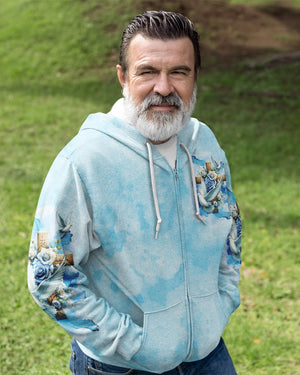 Lord Stood With Me And Gave Me Strength All Over Print Zip Hoodie