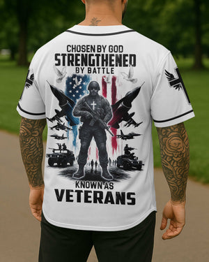 Chosen By God Strengthened By Battle Jersey