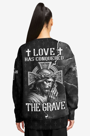 Love Has Conquered The Grave All Over Print Sweater