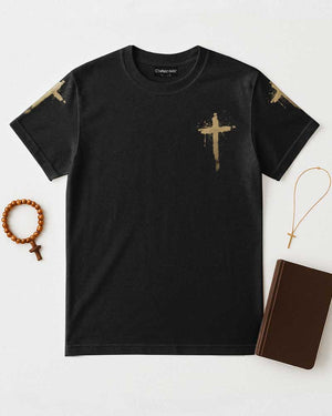He Died For Me And Now I Live For Him All Over Print T-Shirt