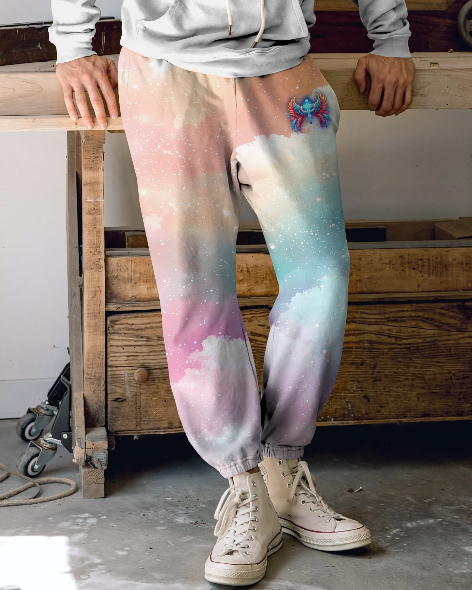 I Can Do All Things Through Christ Who Strengthens Me All Over Print Jogger Pants