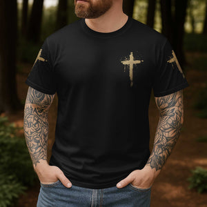 He Died For Me And Now I Live For Him All Over Print T-Shirt
