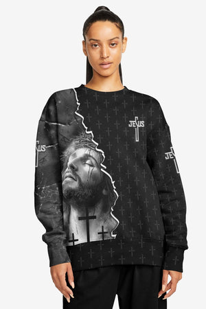 Love Has Conquered The Grave All Over Print Sweater