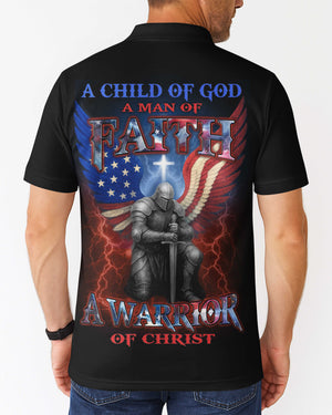 A Child Of God All Over Print Polo Shirt