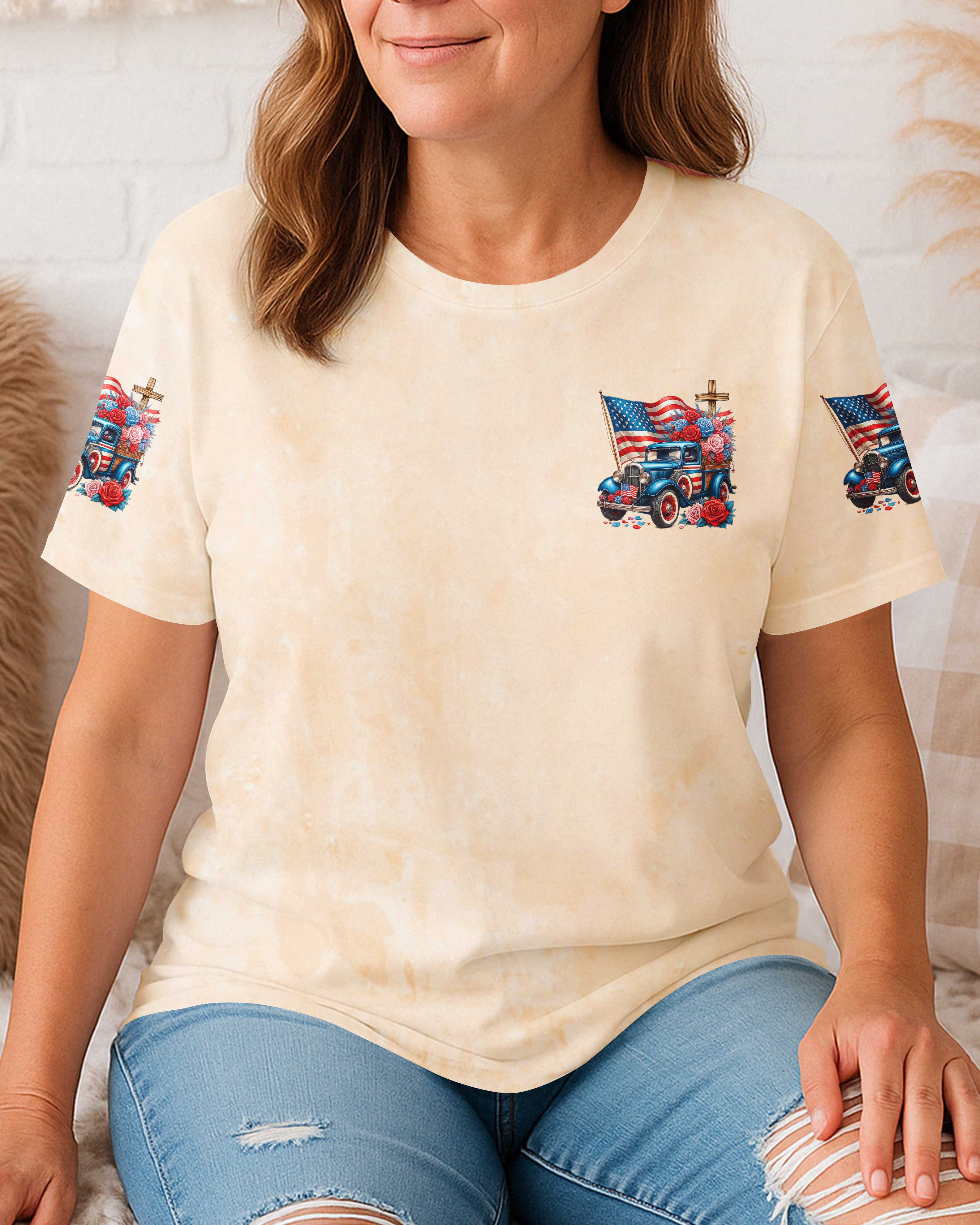 Jesus Take The Wheel All Over Print T-Shirt