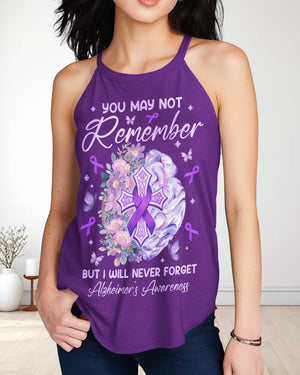 You May Not Remember But I Will Never Forget Rocker Tank Top