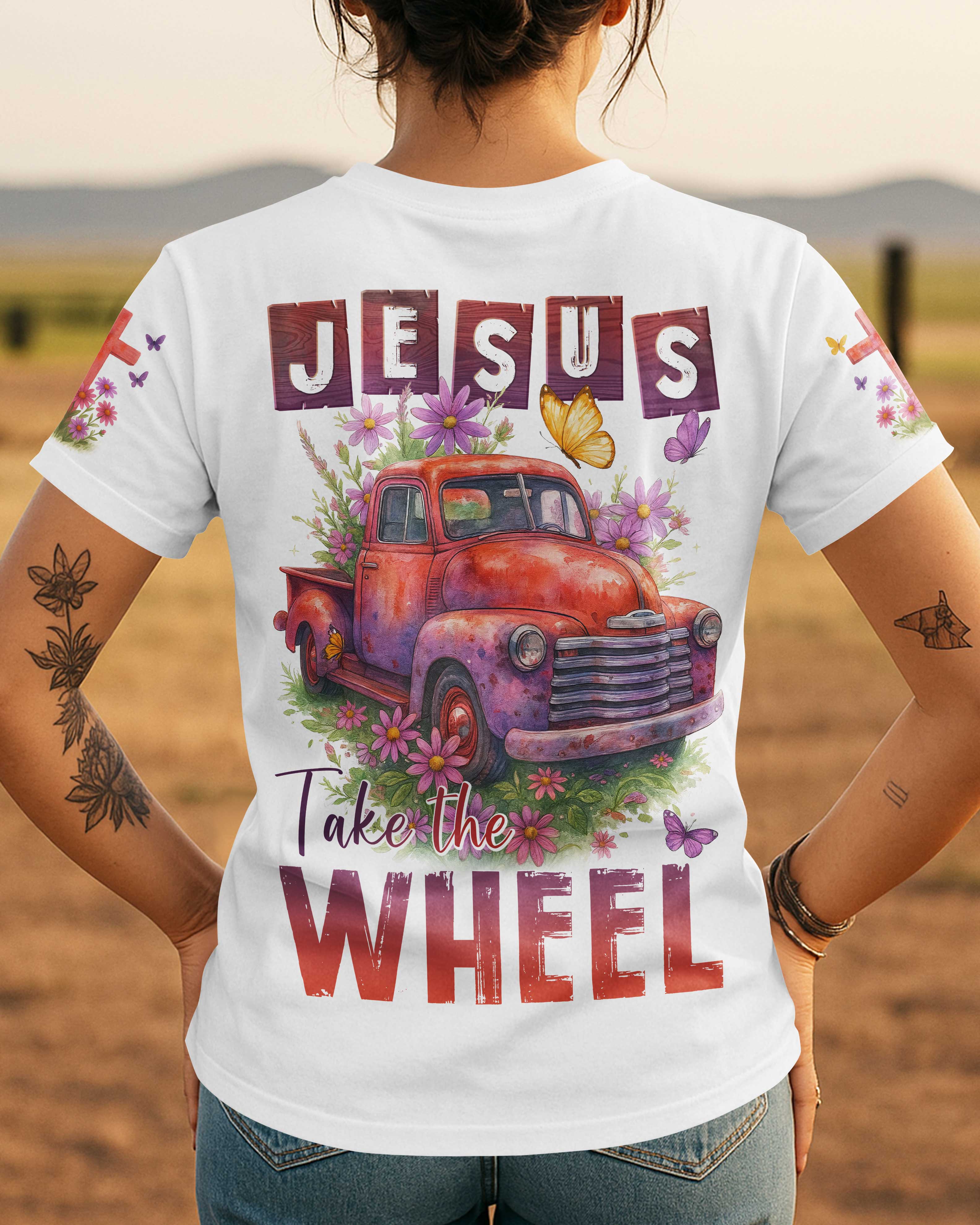 Jesus Take The Wheel T-Shirt