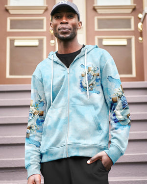 Lord Stood With Me And Gave Me Strength All Over Print Zip Hoodie