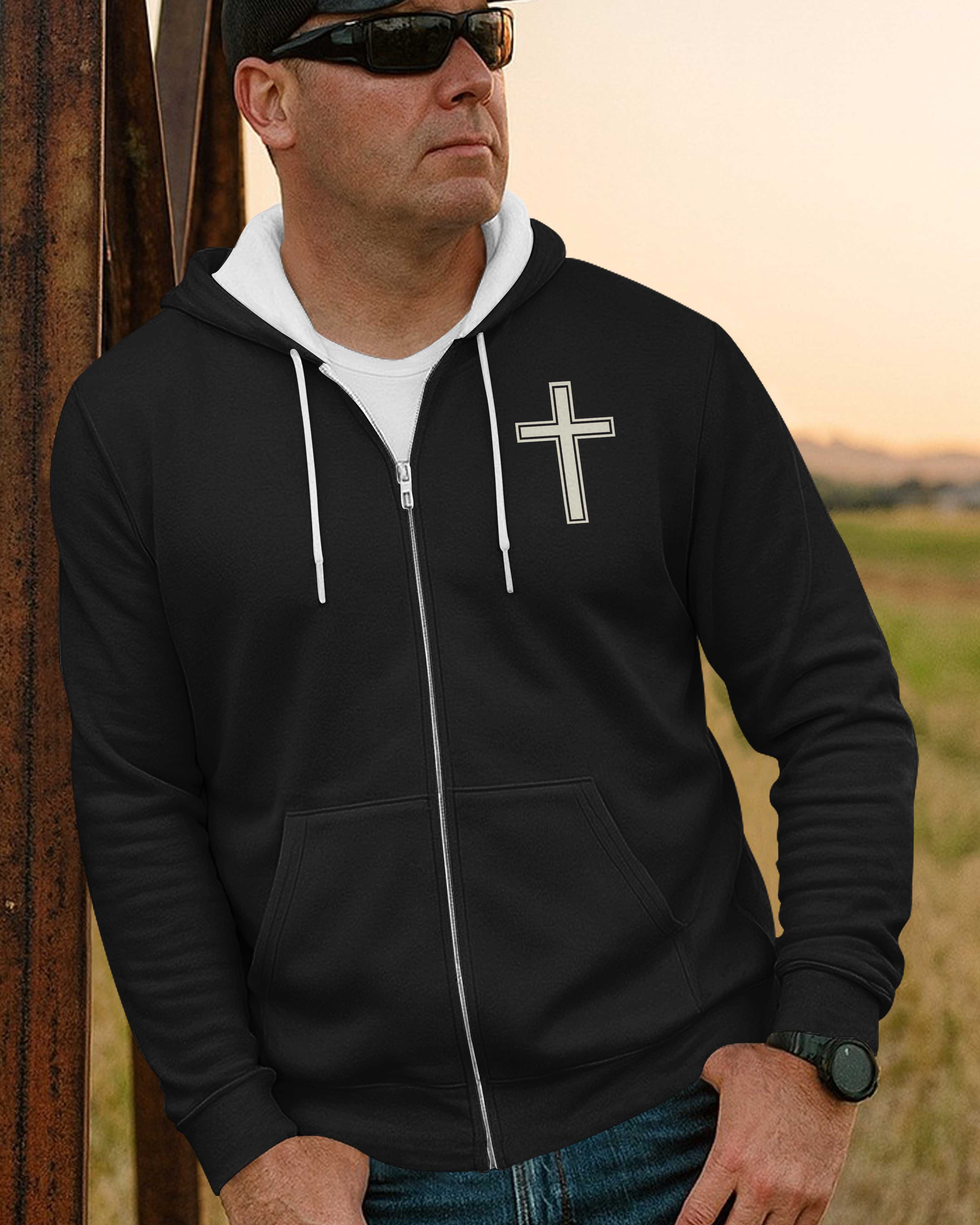 My Faith Is Louder Than My Exhaust Zip Hoodie