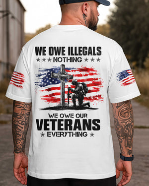 We Owe Illegals Nothing All Over Print T-Shirt