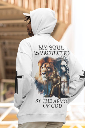 My Soul Is Protected By The Armor Of God All Over Print Hoodie