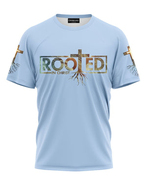 Woman Of Faith Rooted In Christ All Over Print T-shirt