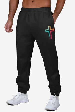 Rooted In Christ Jesus Is Light All Over Print Jogger Pants