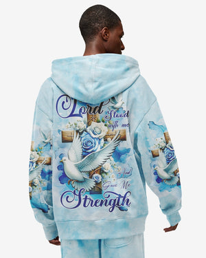 Lord Stood With Me And Gave Me Strength All Over Print Zip Hoodie