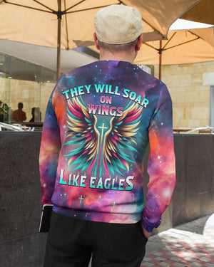 They Will Soar On Wings Like Eagles All Over Print Sweater