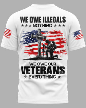 We Owe Illegals Nothing All Over Print T-Shirt