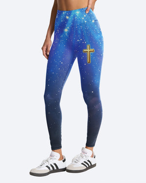 Faith Can Move Mountains All Over Print Leggings