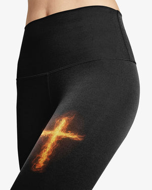 There's No Greater Love Than This All Over Print Leggings