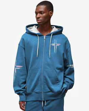 Unchanging In A Changing World All Over Print Zip Hoodie