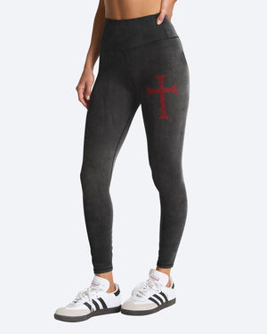 Let Your Faith Be Bigger Than Your Fear All Over Print Leggings