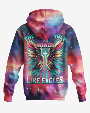 They Will Soar On Wings Like Eagles All Over Print Zip Hoodie