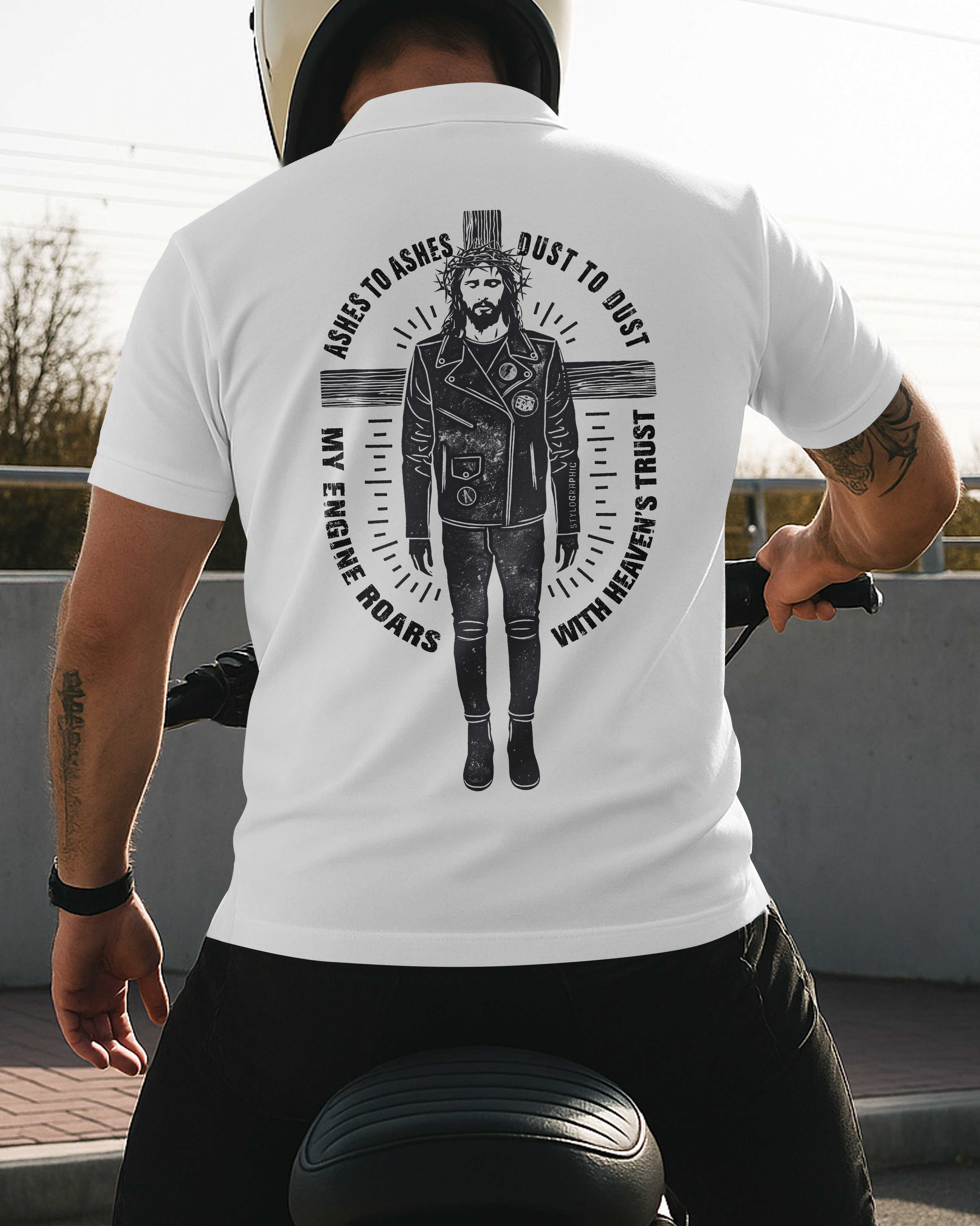 Ashes To Ashes Dust To Dust All Over Print Polo