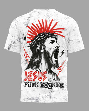 Jesus Is A Punk Rocker Shirt