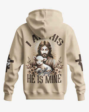 I Am His And He Is Mine All Over Print Zip Hoodie