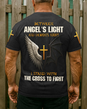 Between Angel's Light All Over Print T-Shirt