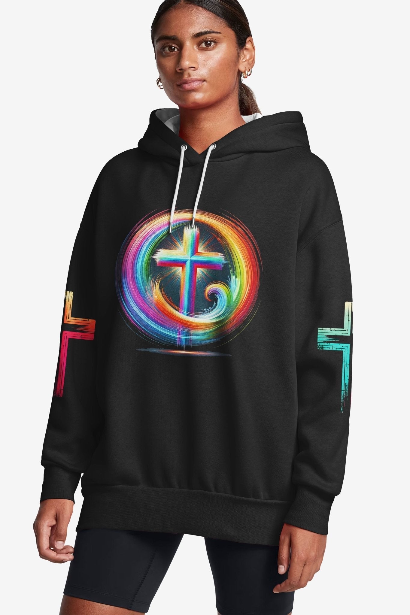 Rooted In Christ Jesus Is Light All Over Print Hoodie