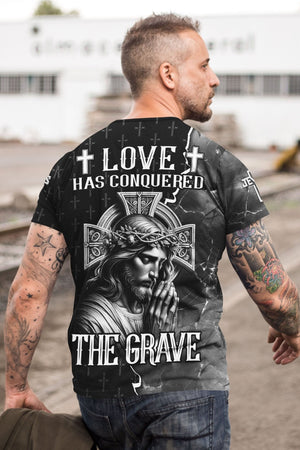 Love Has Conquered The Grave All Over Print T-shirt