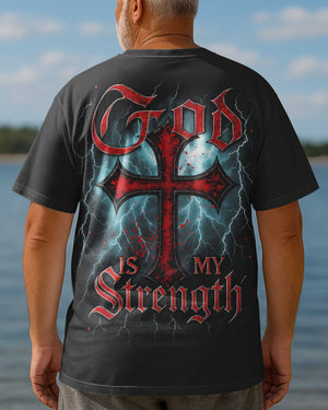 God Is My Strength All Over Print T-Shirt