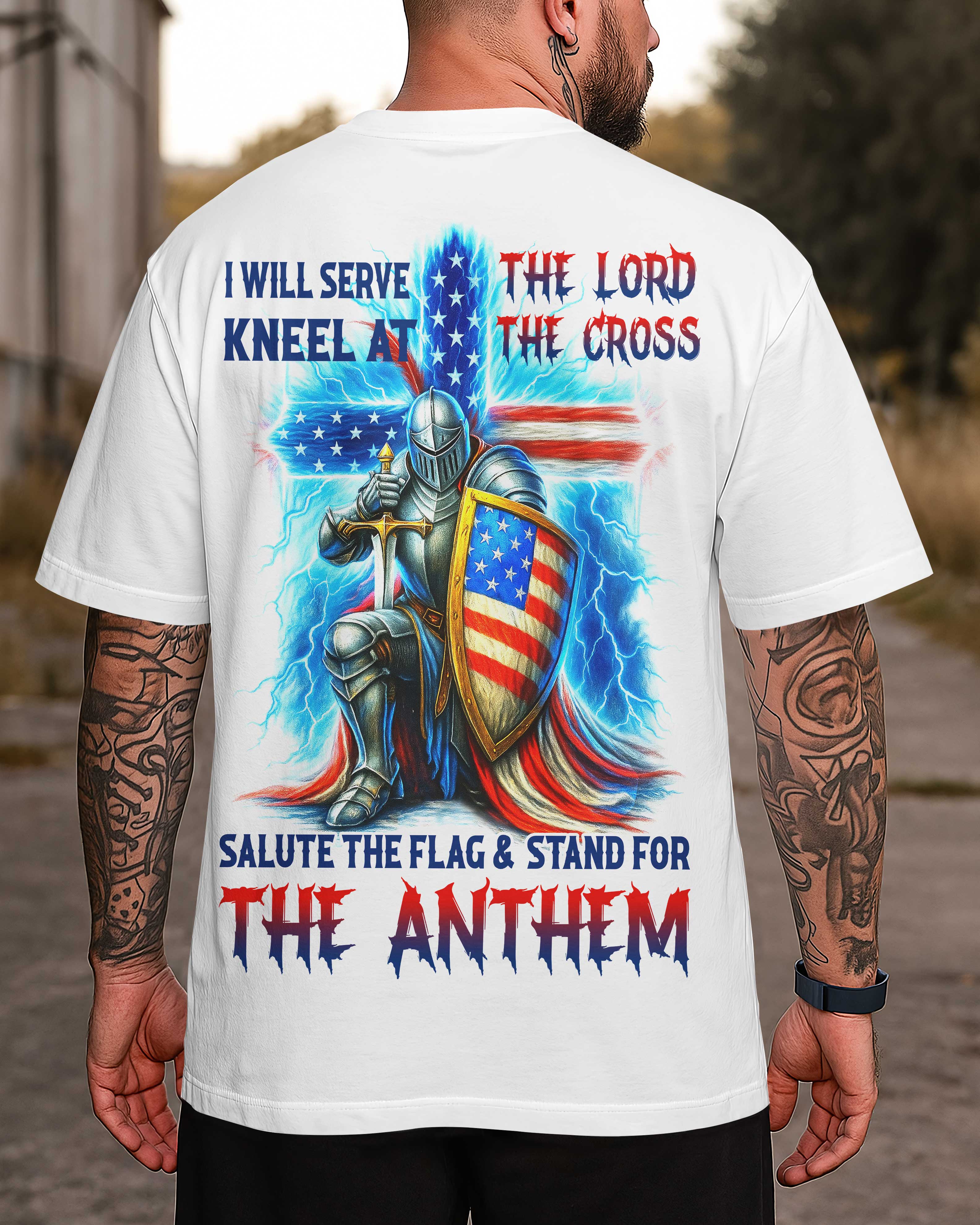 I Will Serve The Lord All Over Print T-Shirt