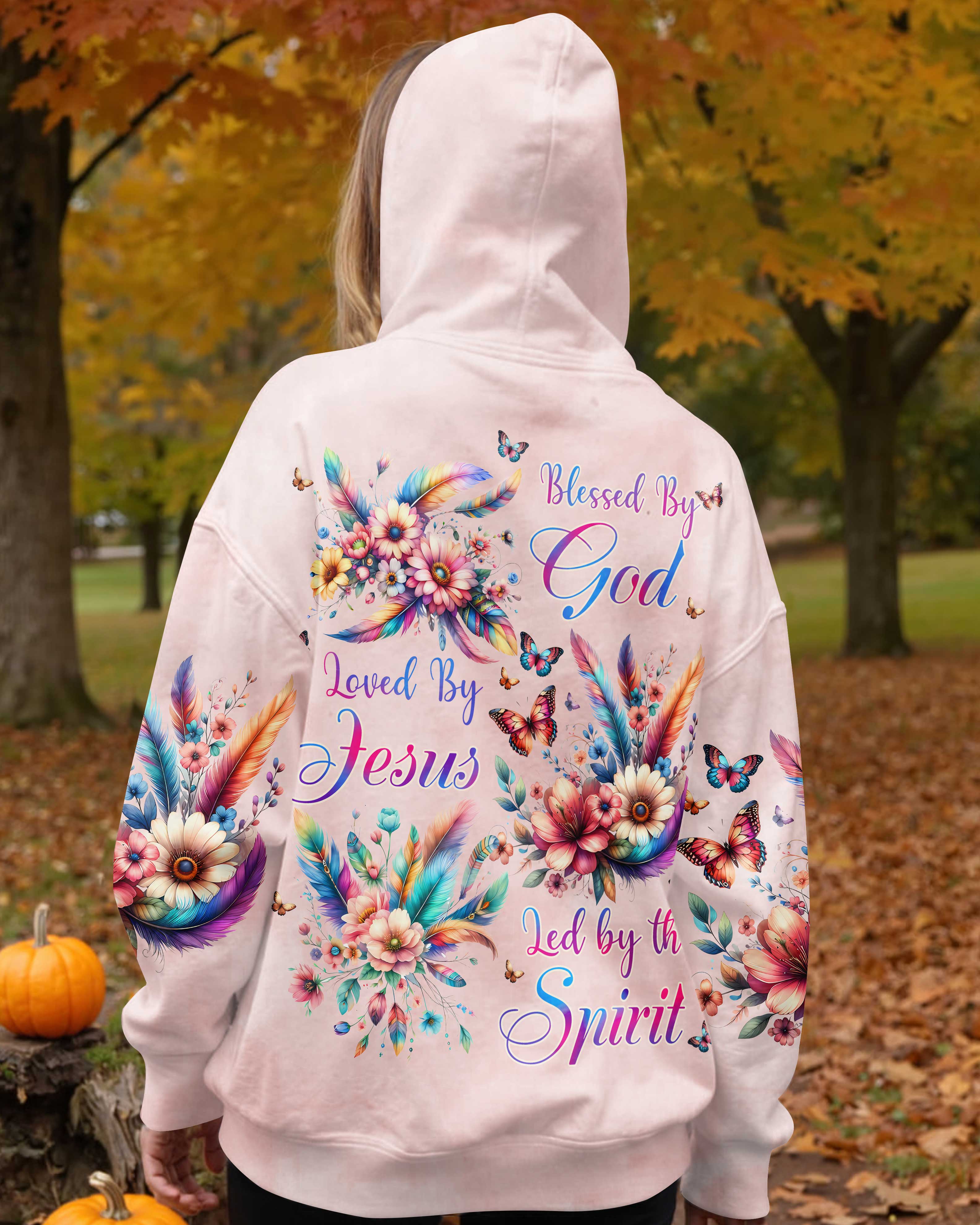 Blessed By God Loved By Jesus Led by the Spirit Shirts