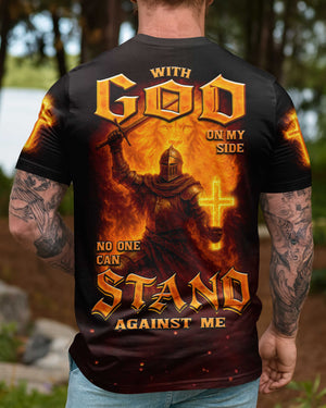 With God On My Side No One Can Stand Against Me Hoodie