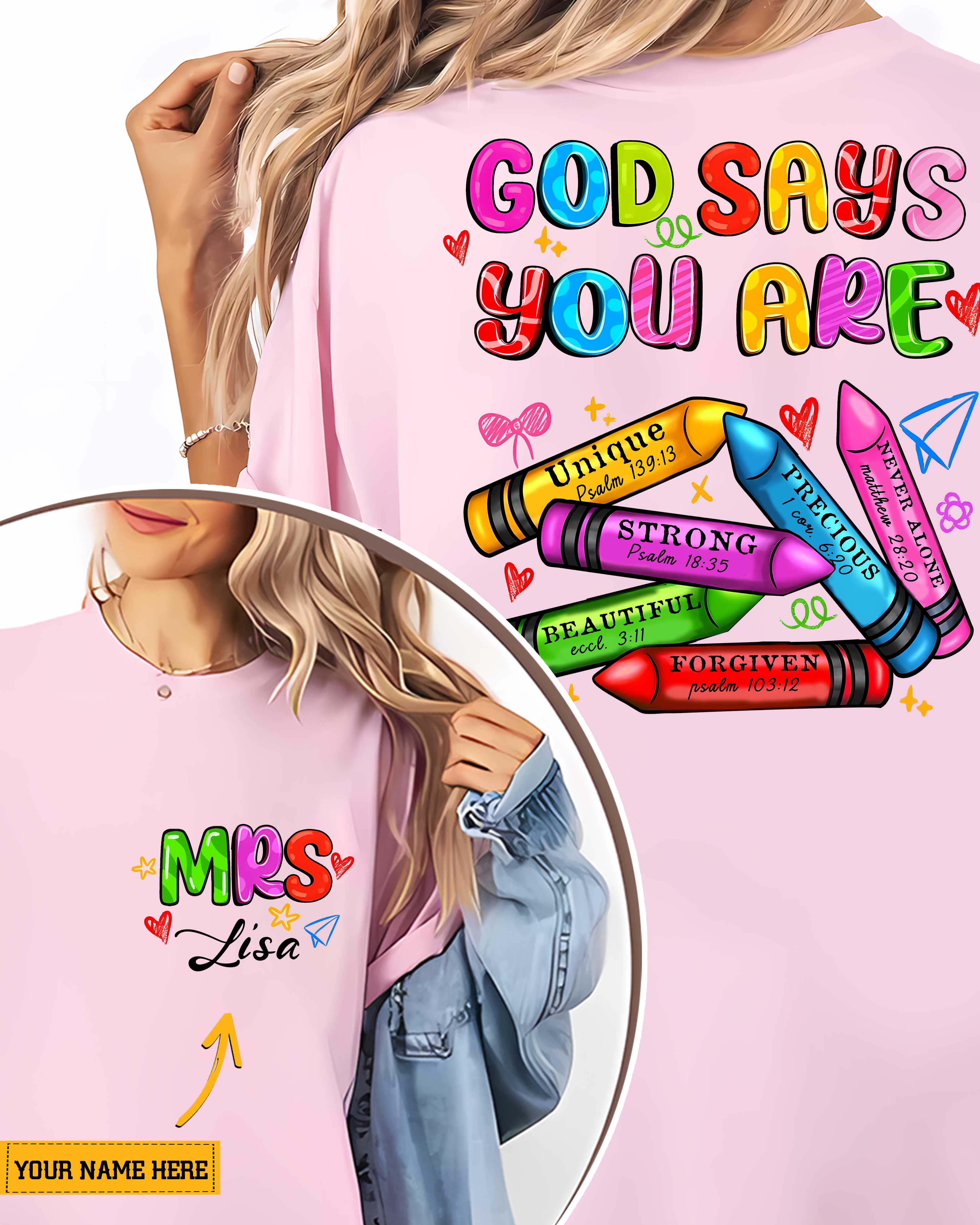 God Says You Are T-Shirt Gift For Back To School Teacher Shirt