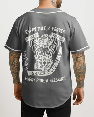 Every Mile A Prayer Grace Over Gears Every Ride A Blessing Jersey