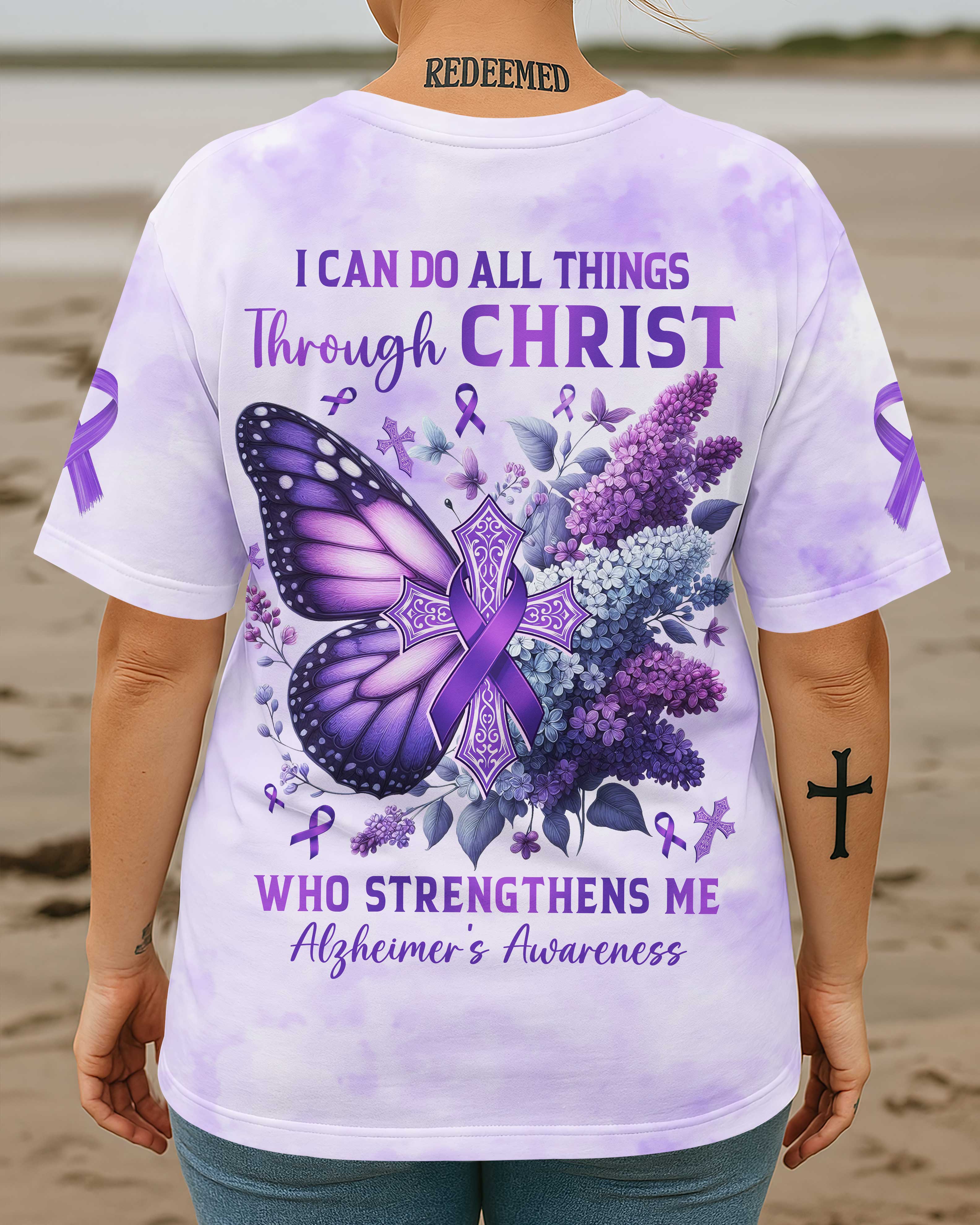 I Can Do All Things Through Christ All Over Print T-Shirt