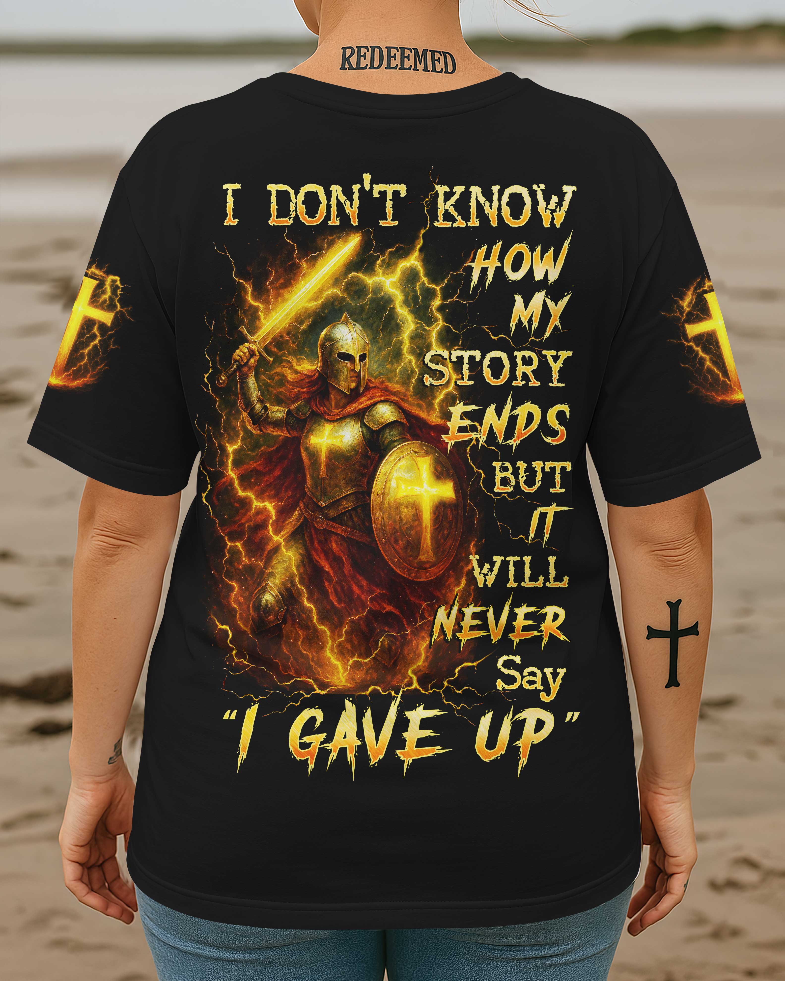 I Don't Know How My Story Ends All Over Print T-Shirt