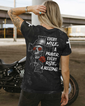 Every Mile A Prayer Every Ride A Blessing T-Shirt