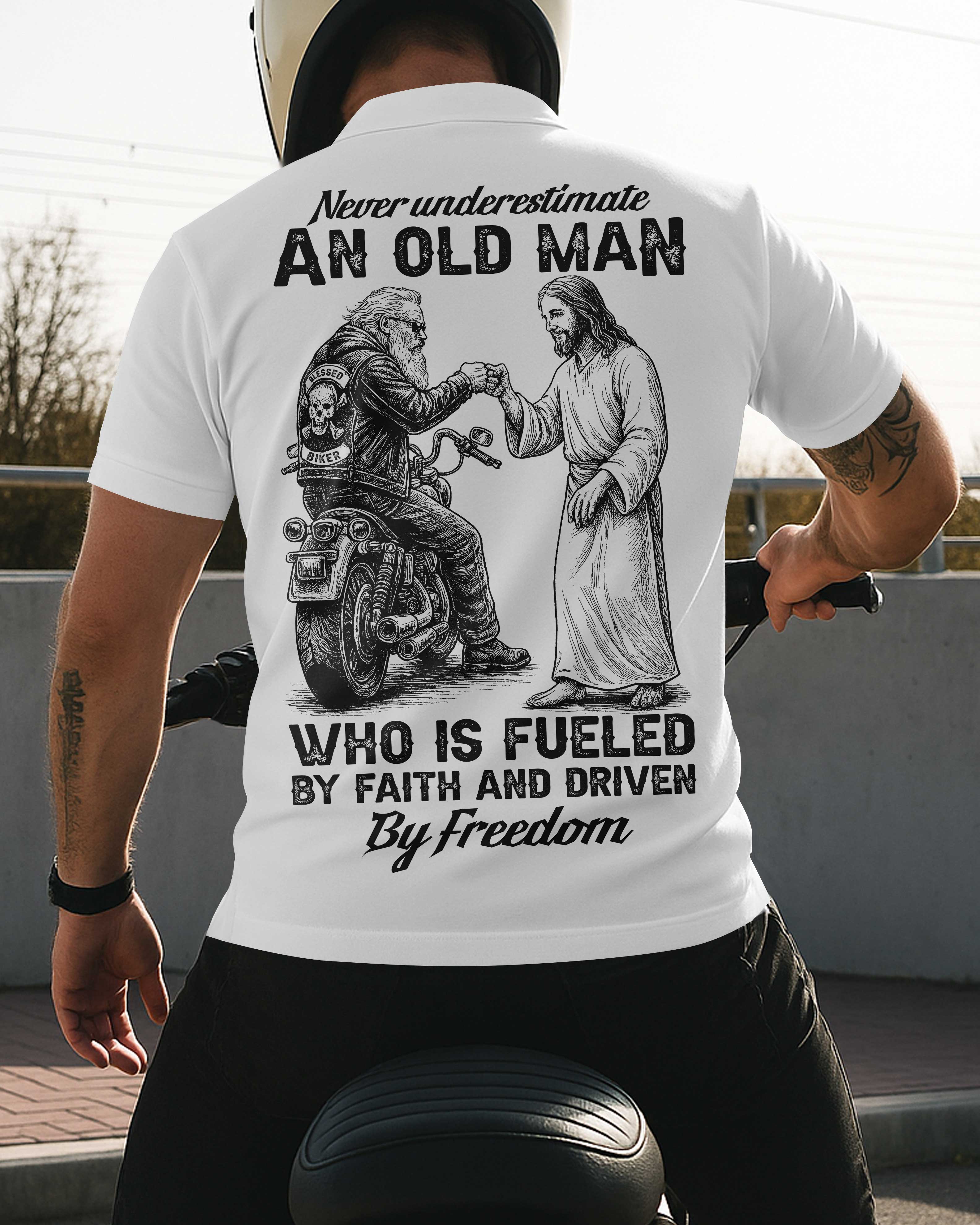 Never Underestimate All Over Print Polo