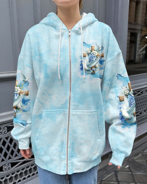 Lord Stood With Me And Gave Me Strength All Over Print Zip Hoodie