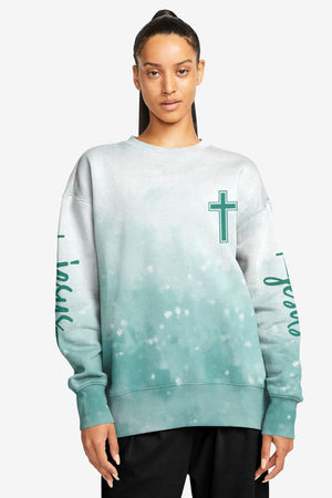 Jesus Is My Living Hope All Over Print Sweater