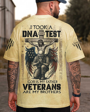 I Took A Dna Test God All Over Print T-Shirt