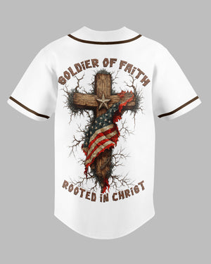 Soldier Of Faith Rooted In Christ All Over Print Jersey