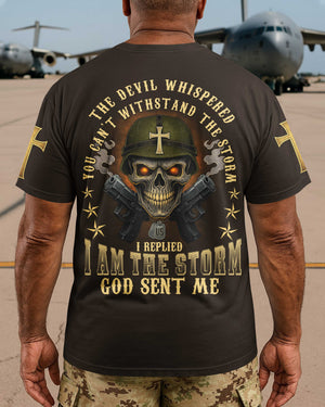 The Devil Whispered You Can't Withstand The Storm Shirt