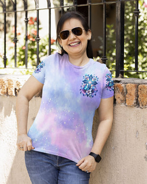 God And The Power Of Prayer All Over Print T-shirt