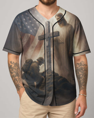 God Took The Strongest Americans All Over Print Jersey