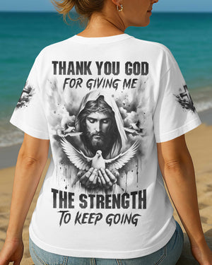 Thank You God All Over Print T-Shirt