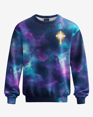 For We Walk By Faith Not By Sight All Over Print Sweater